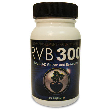RVB300 Beta 1, 3-D Glucan Resveratrol mix 60 capsules