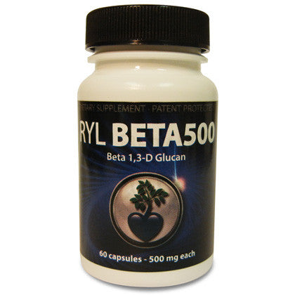 RYL Beta500 Beta 1, 3-D Glucan 60 caps 500 mg each