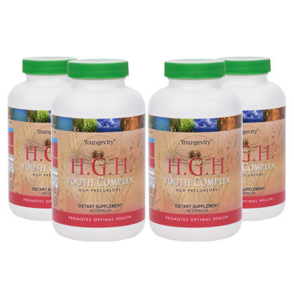 H.G.H. Youth Complex - HGH Precursors (4 bottles) 180 capsules each