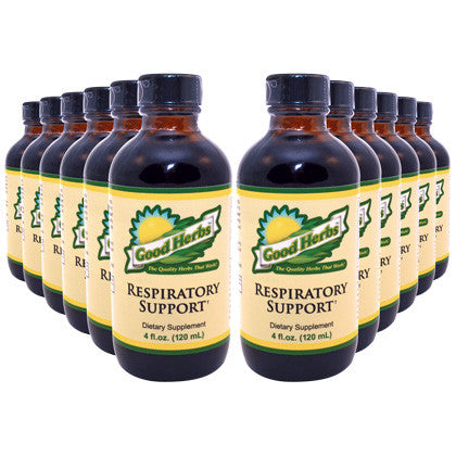 Good Herbs - Respiratory Support (4oz) - 12 Pack